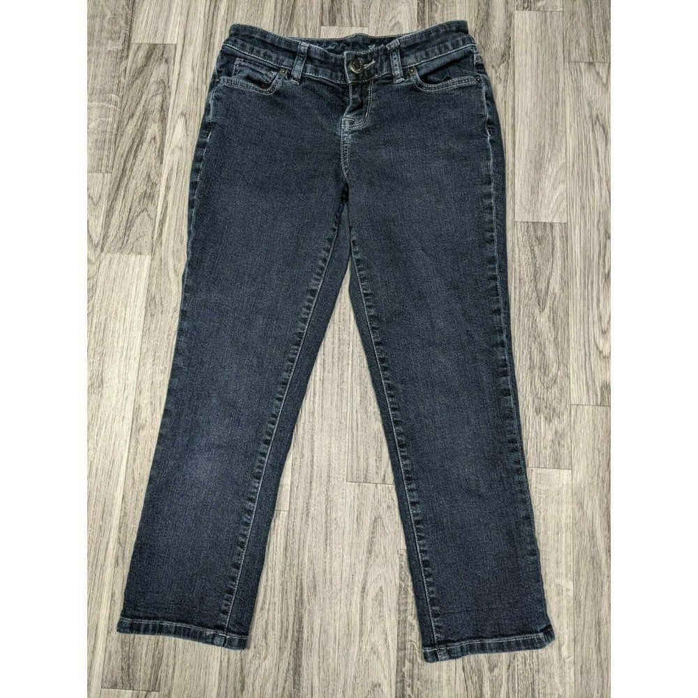 The‎ Limited Denim Womens 312 Blue Stretchy Cropped Straight Jeans Size 0